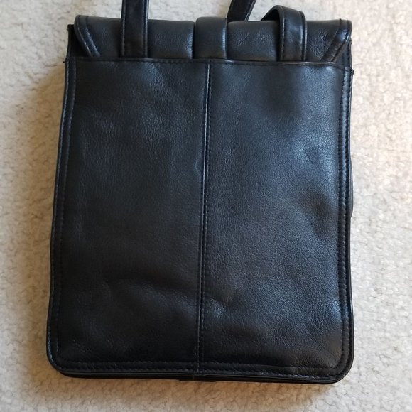 Leather bag with shoulder straps - Picture 3 of 7